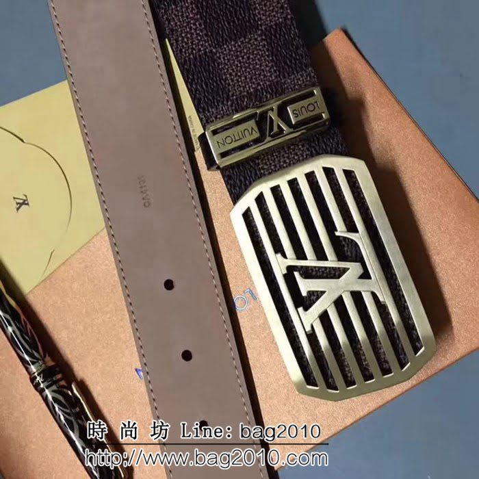 路易威登LV Louis Vuitton 海外專櫃新款高端男士皮帶 LHG1101